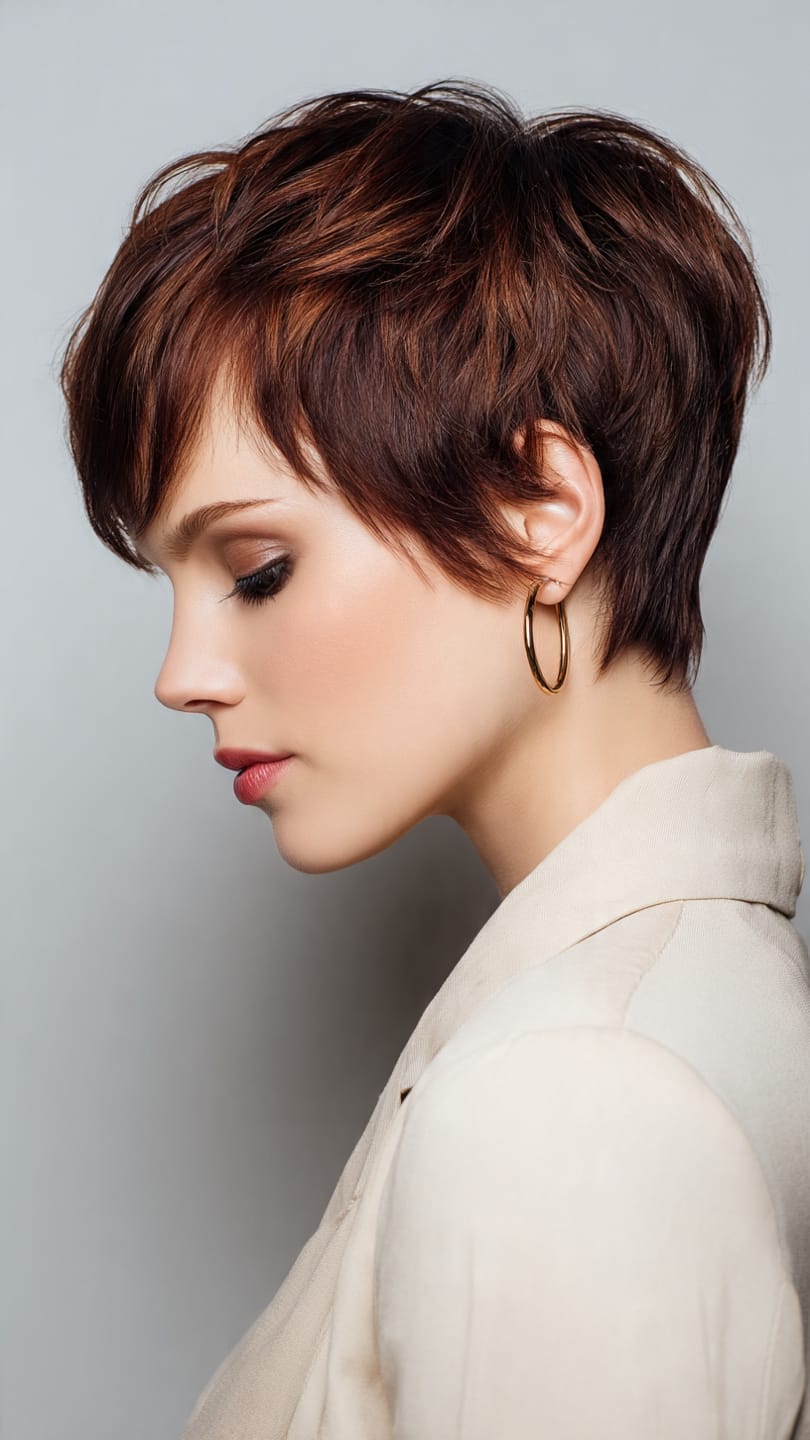 Fashionable Hairstyles for Ladies: The Ultimate Guide (2026) Fashionable short hairstyle for ladies, textured pixie cut with soft layers