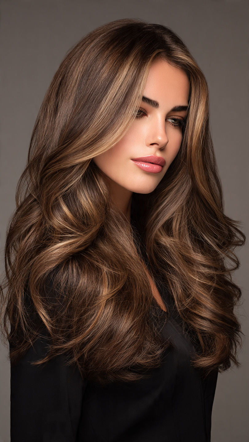 Fashionable Hairstyles for Ladies: The Ultimate Guide (2026) Modern ladies hair style, long layers with face framing pieces and soft waves